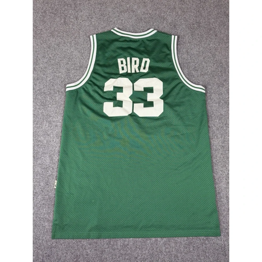 Adidas Larry Bird #33 Boston Celtics Hardwood Classics Swingman Jersey XL Green